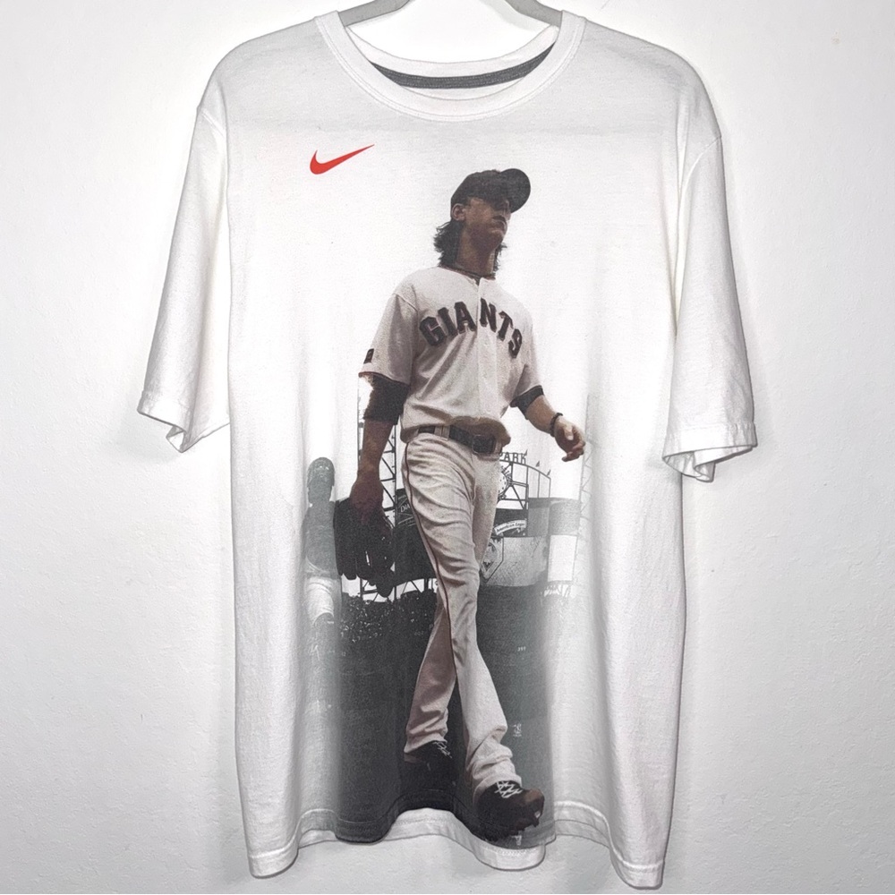 Super RARE Nike Tim Lincecum Shirt  XL San Francisco Giants Vintage Standard Fit